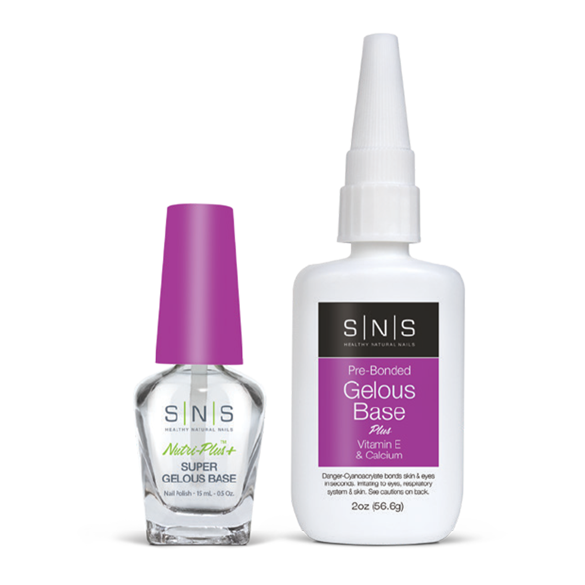 SNS Dip Essentials - Gelous Base With Calcium & Vitamin E – Belle Nail